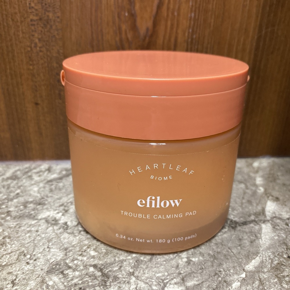 Heartleaf Biome Efilow Trouble Calming Pad 100 Sheets‎ Gentle Korean Toner Pads